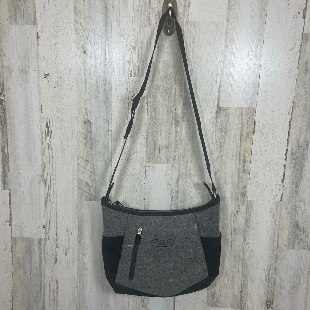 Keen Westport Wool Crossbody Shoulder Tote‎ Gray Black Unisex Sustainable Travel